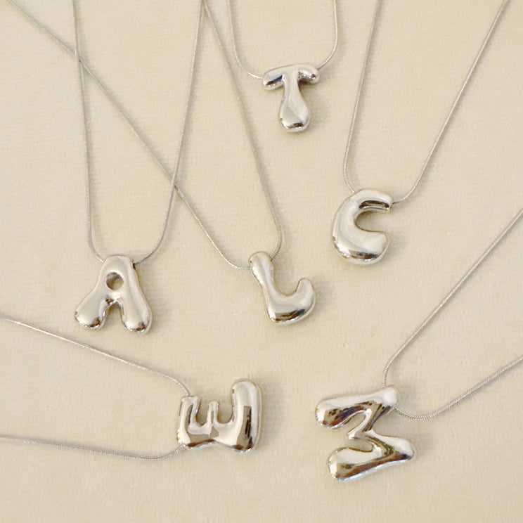 Balloon Letter Necklace