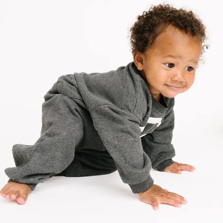 Charcoal Happy Sweatsuit