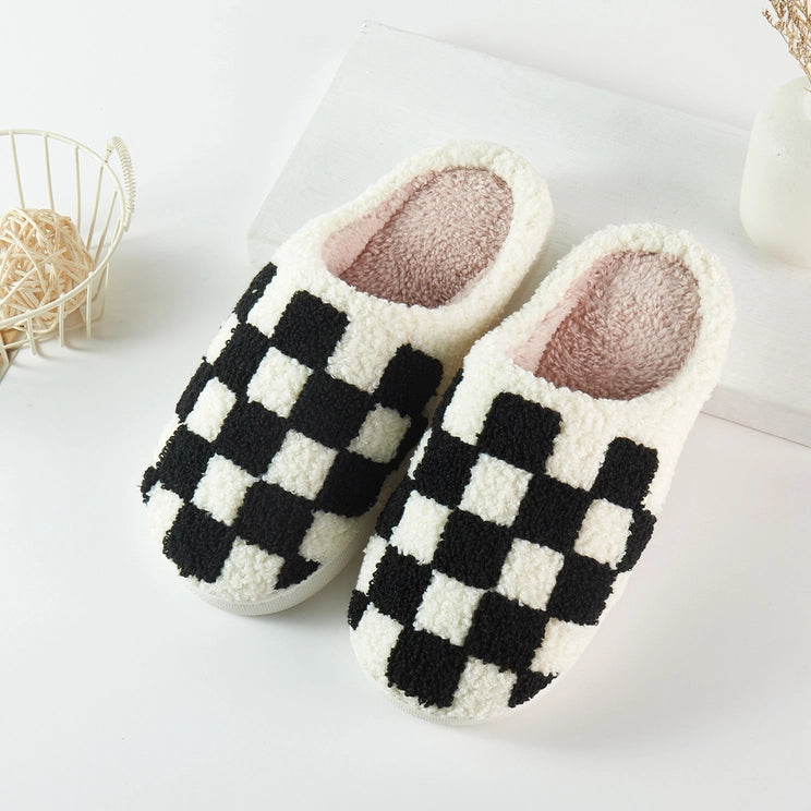 Checkered Slippers