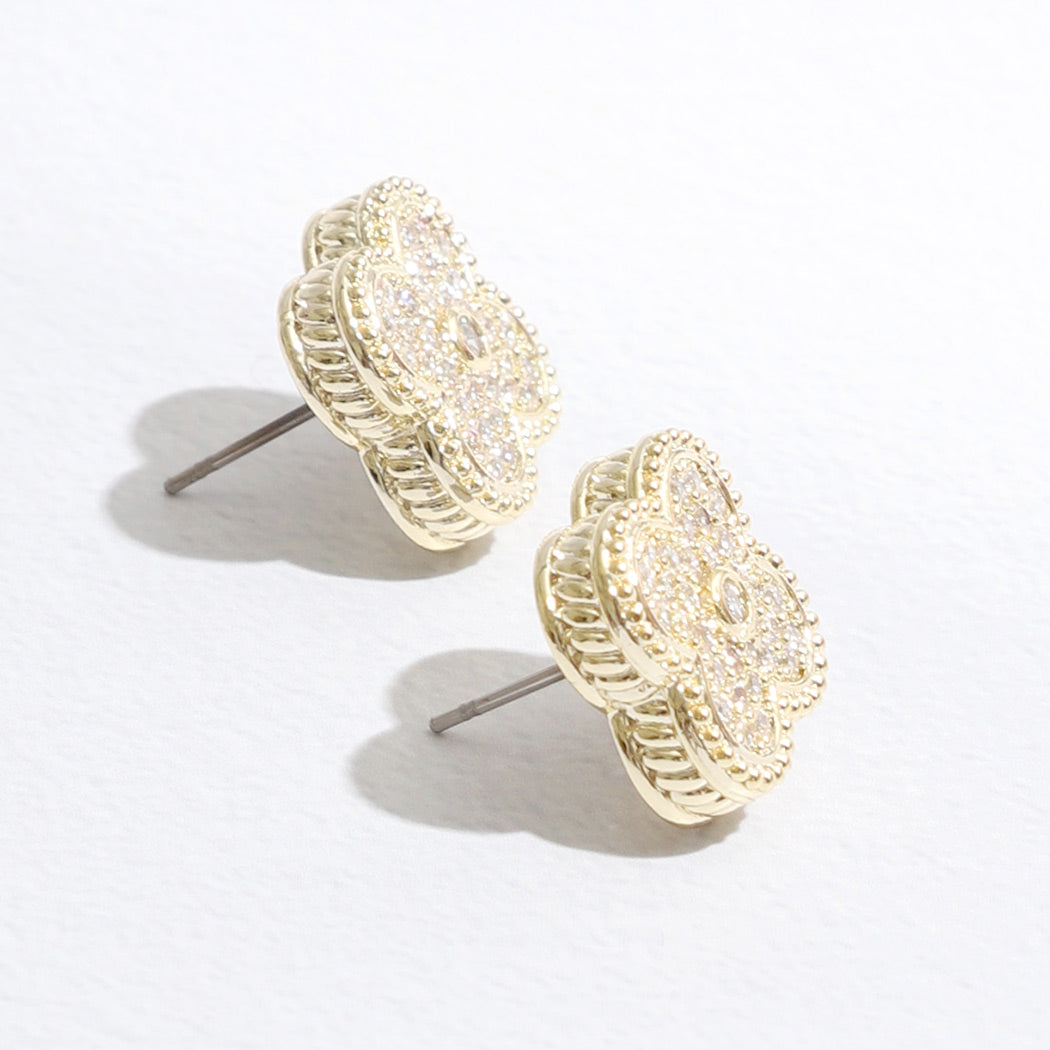 Clover Post Earrings
