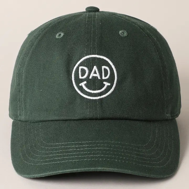 Dad Happy Face Baseball Cap
