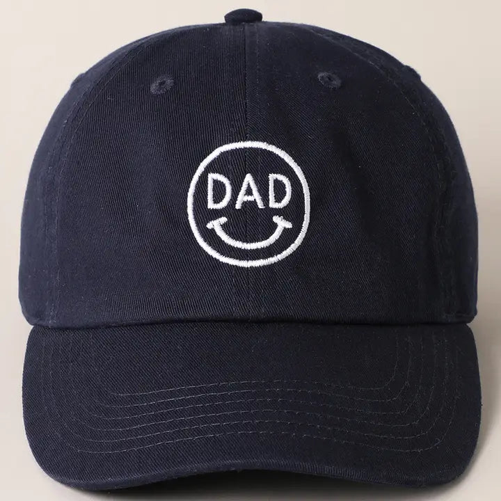 Dad Happy Face Baseball Cap