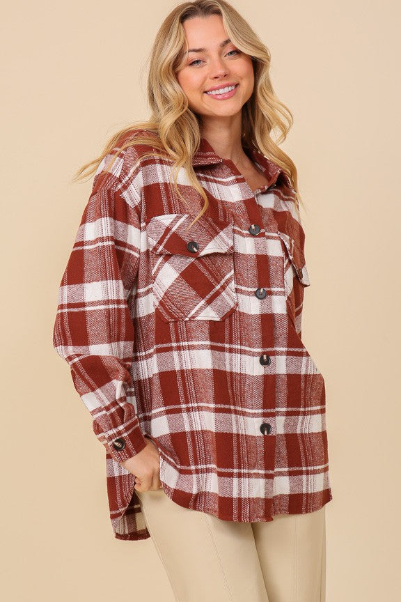 Emily Plaid Shacket