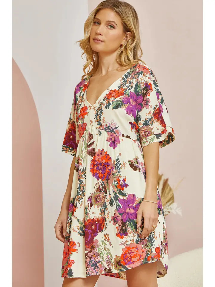 Bella Floral Mini Dress