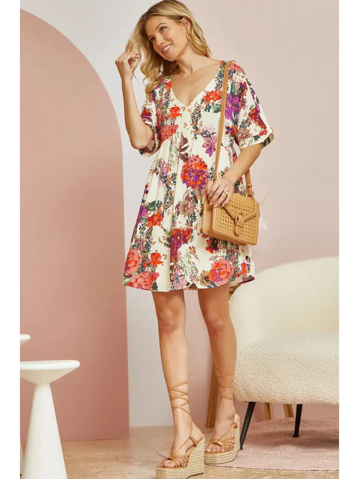 Bella Floral Mini Dress