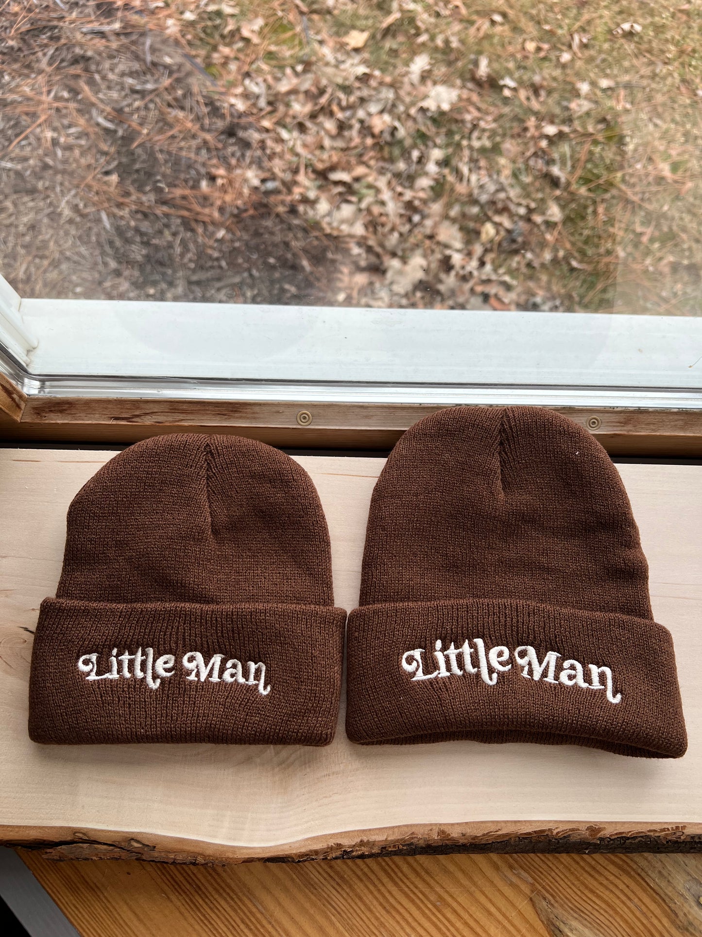 Little Man Beanie - Brown