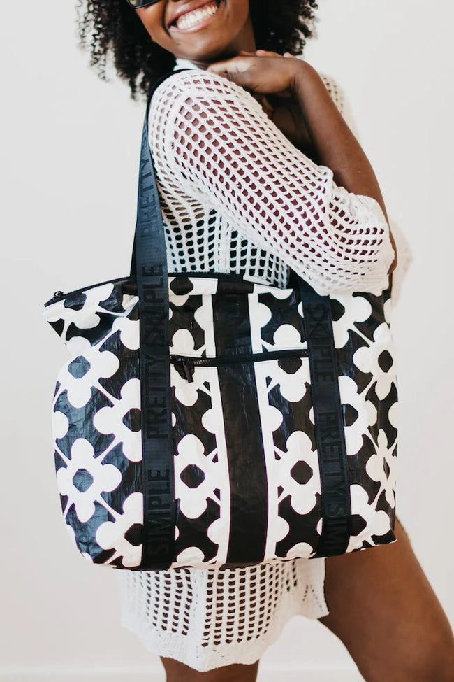 Kona Cove Medium Beach Zipper Tote Bag