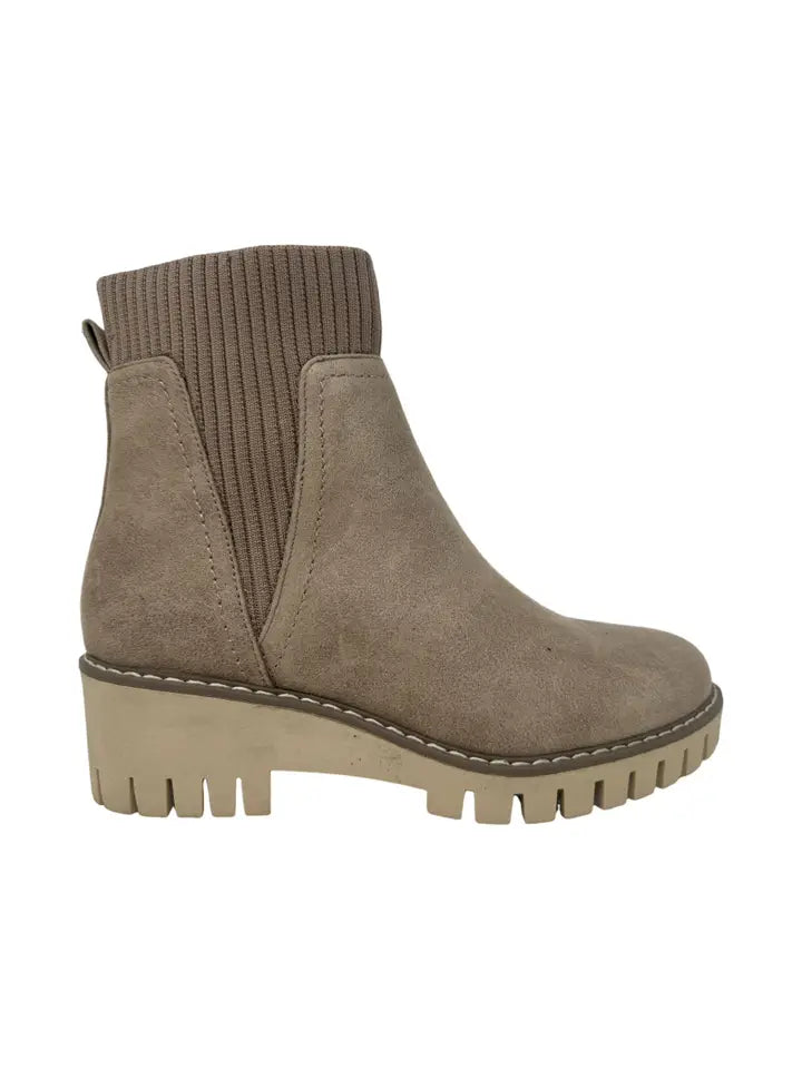 Magnolia Sweater Cuffed Slip On Boot