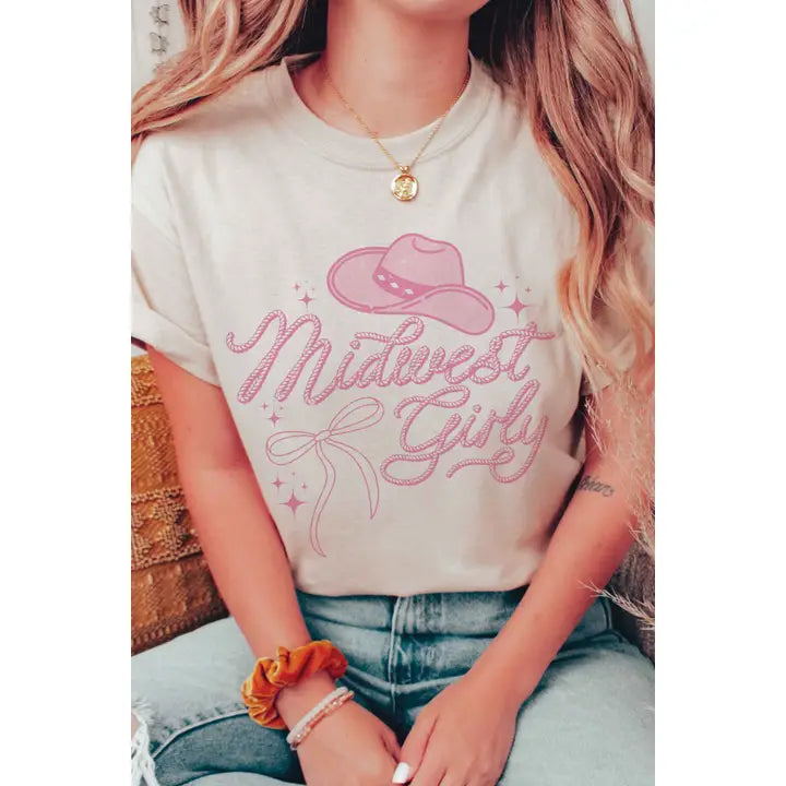 Midwest Girly Tee - IVORY