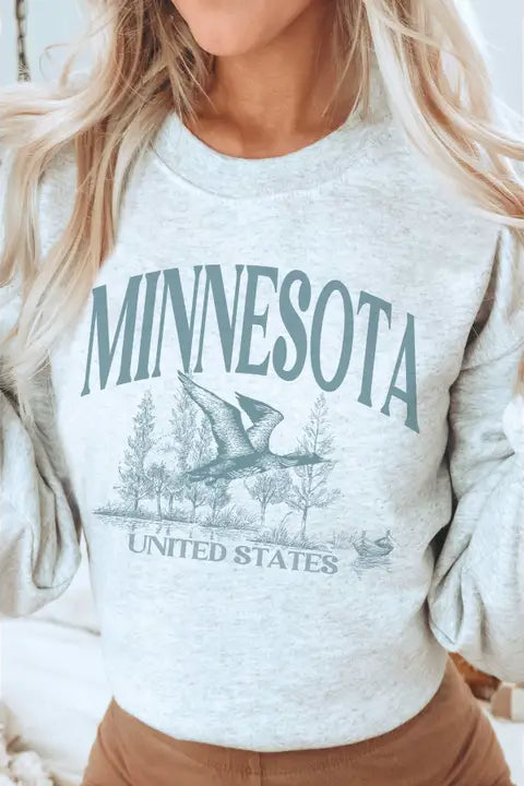 Minnesota Crewneck Sweatshirt - ASH