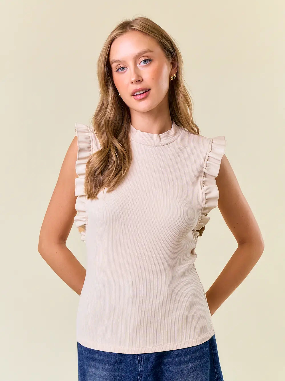 Molly Ruffle Tank Top