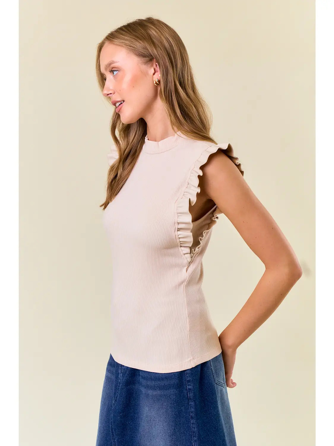 Molly Ruffle Tank Top