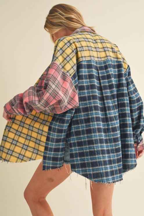 Neela Multi Plaid Flannel