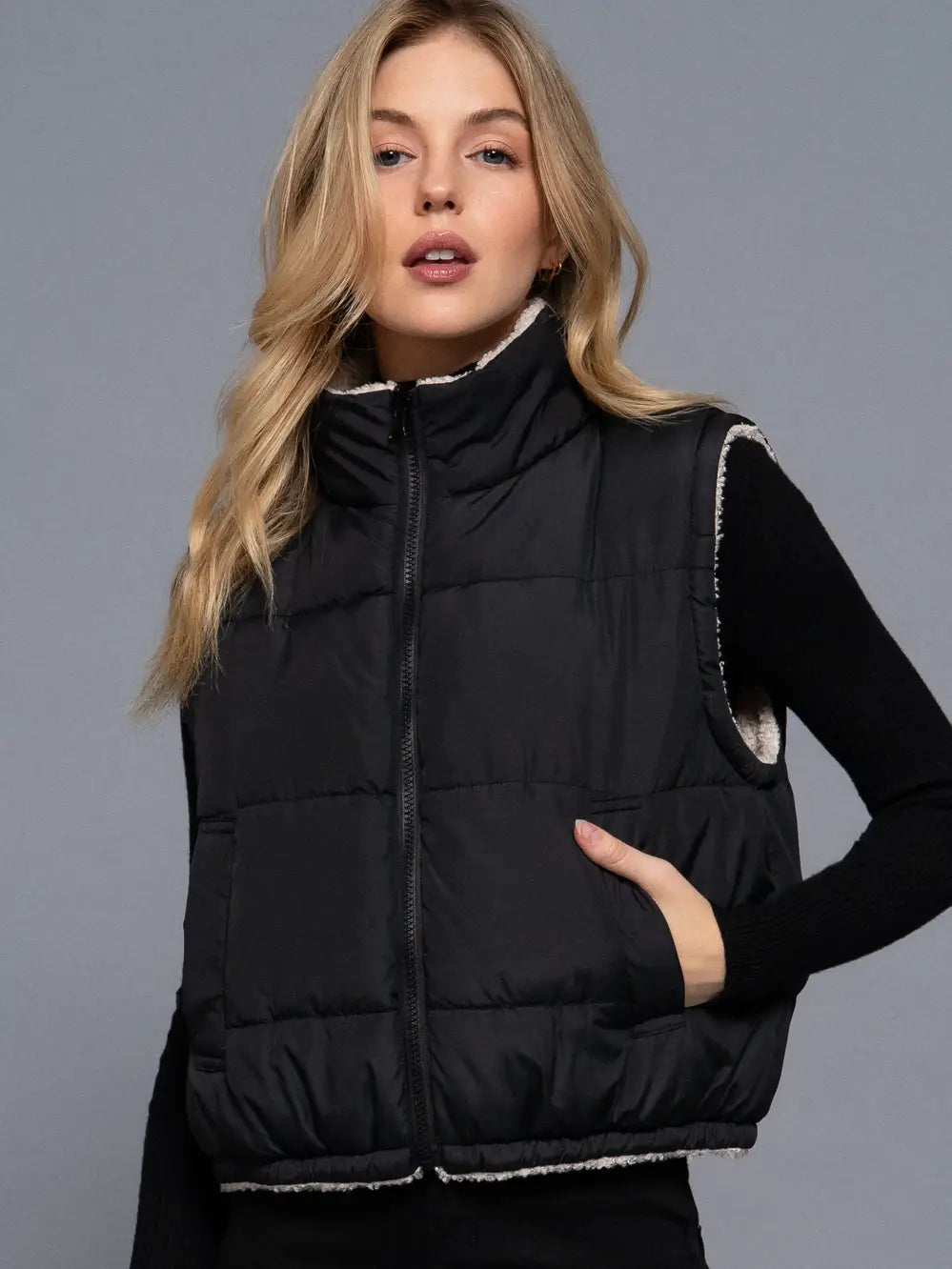 Molly Reversible Fur Vest