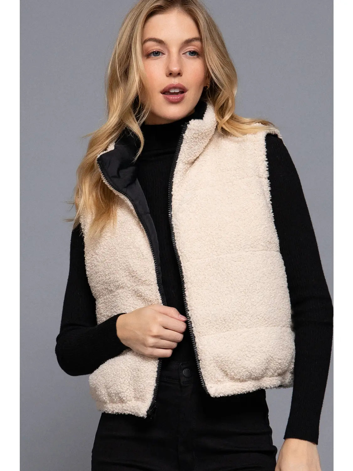 Molly Reversible Fur Vest