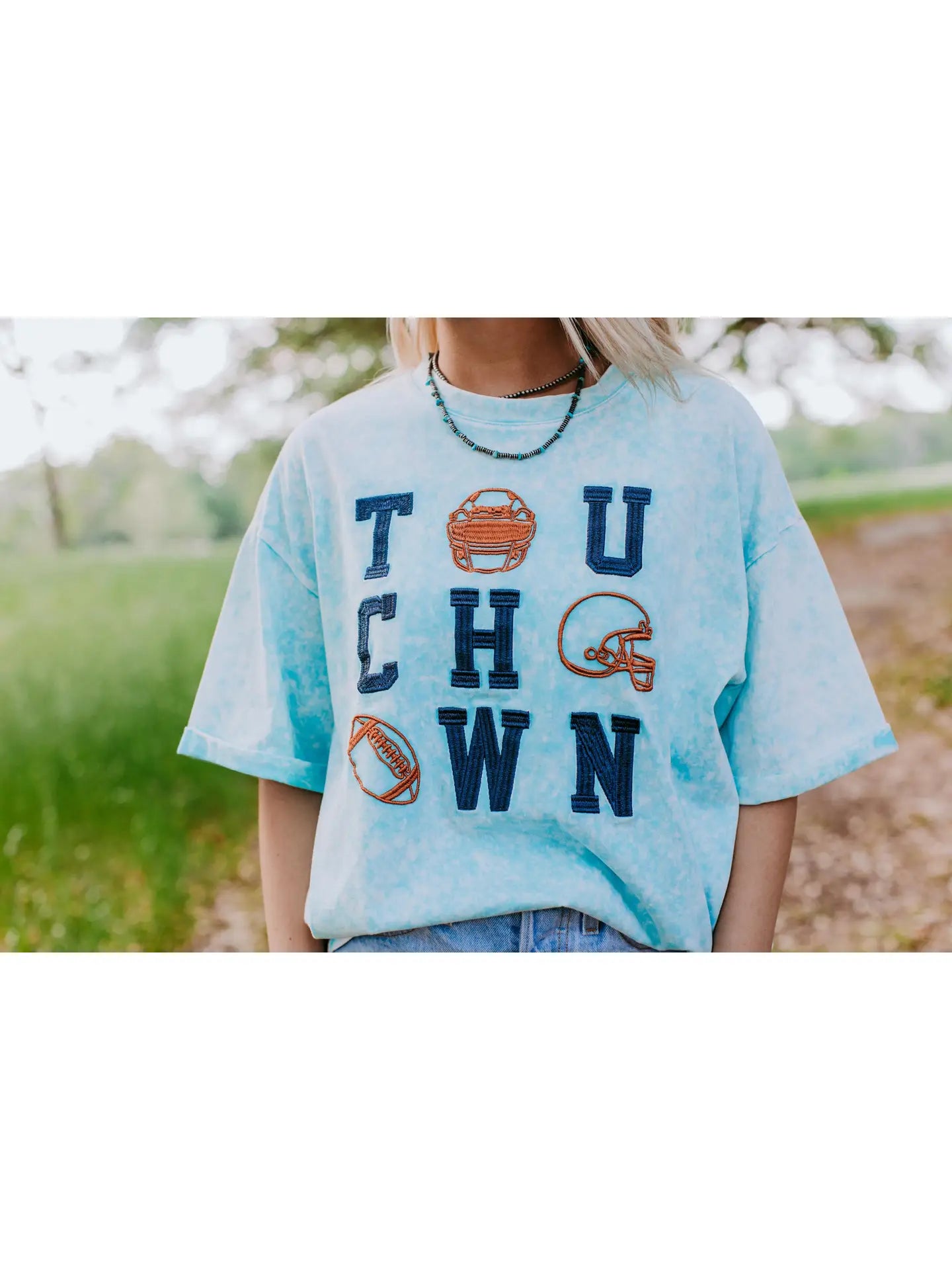 Touchdown Acid Wash 3D Tee