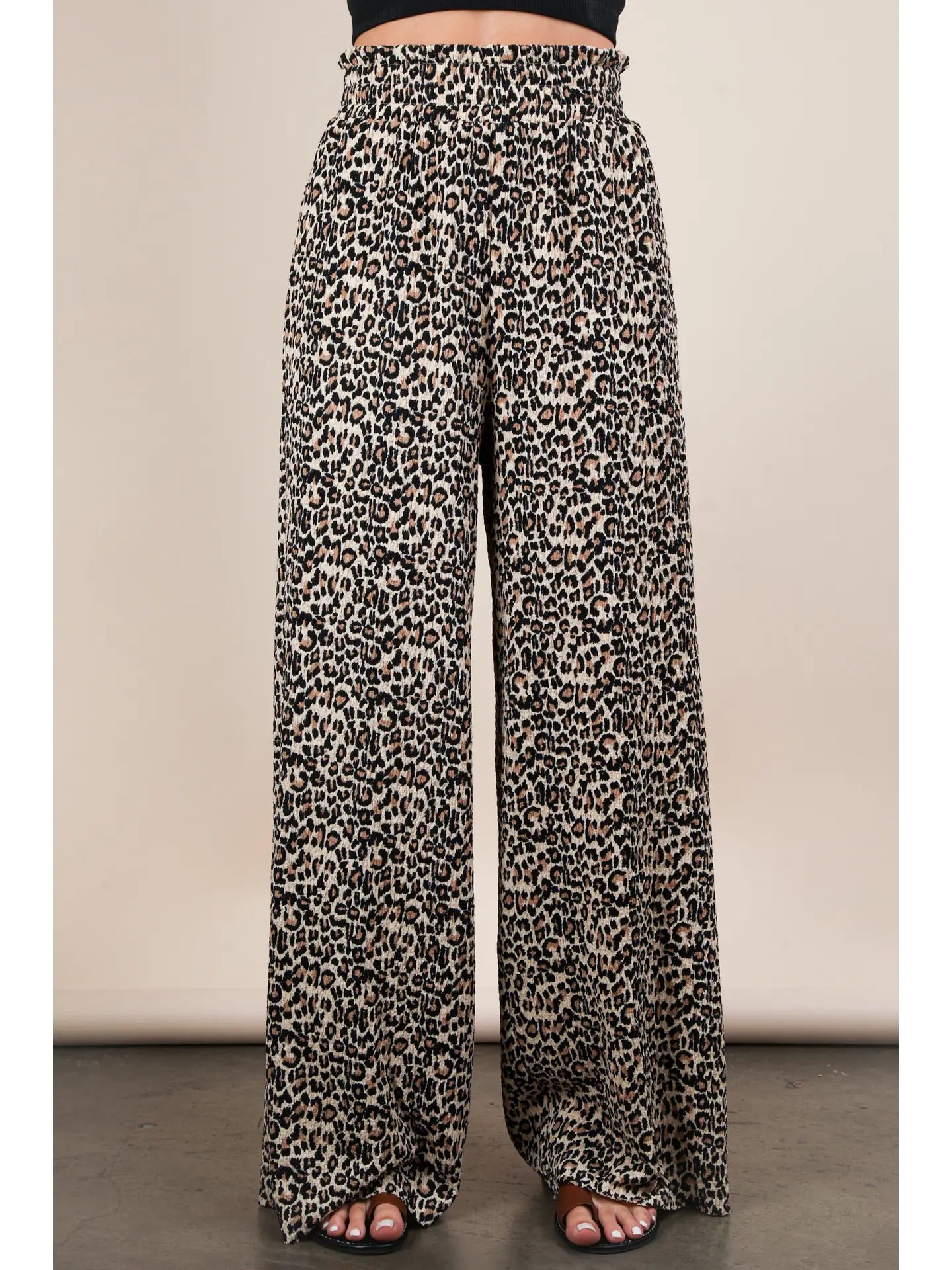Wild Cat Wide Leg Pleated Pants