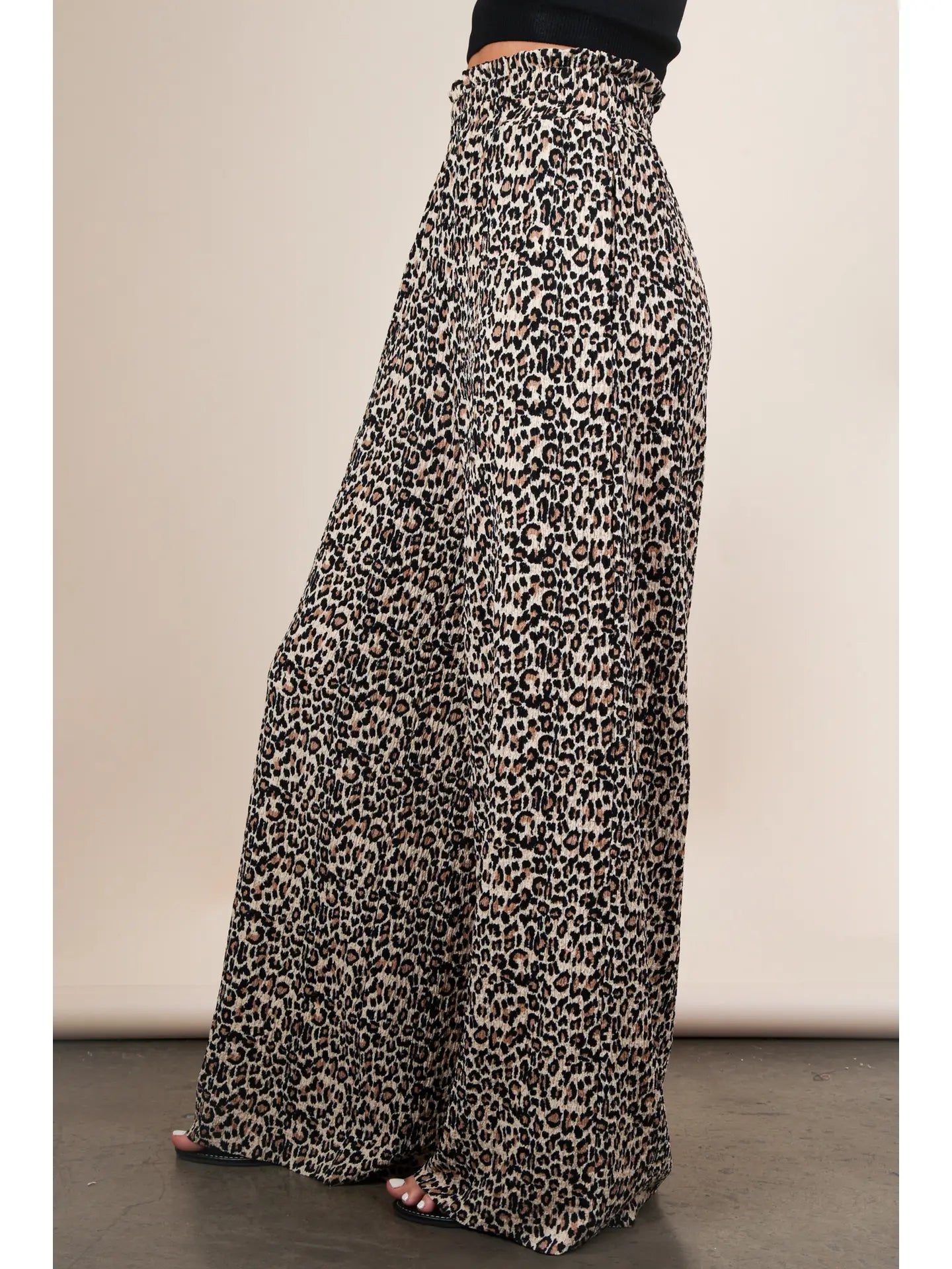 Wild Cat Wide Leg Pleated Pants