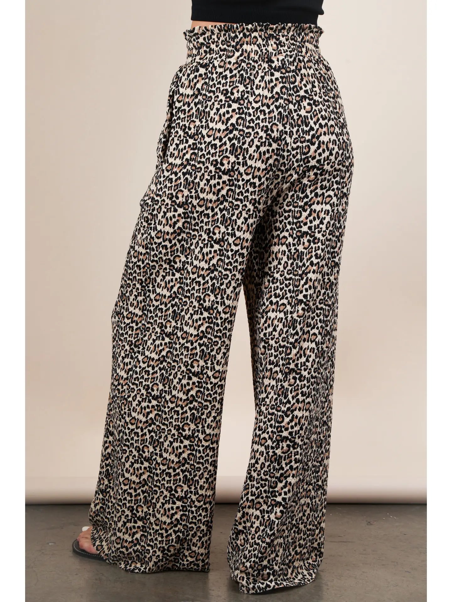 Wild Cat Wide Leg Pleated Pants