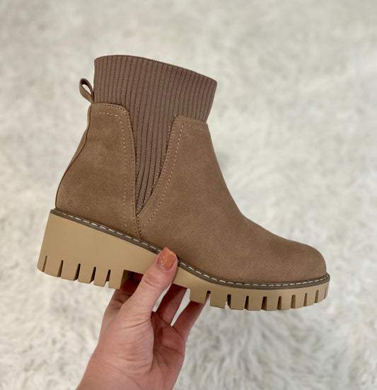 Magnolia Sweater Cuffed Slip On Boot