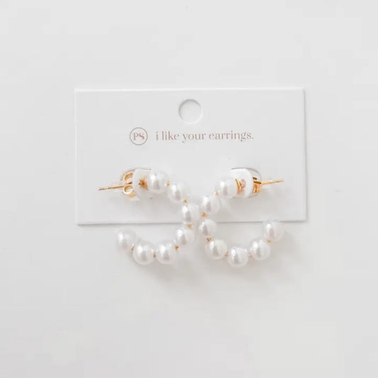 Ariel Hoop Earrings Waterproof