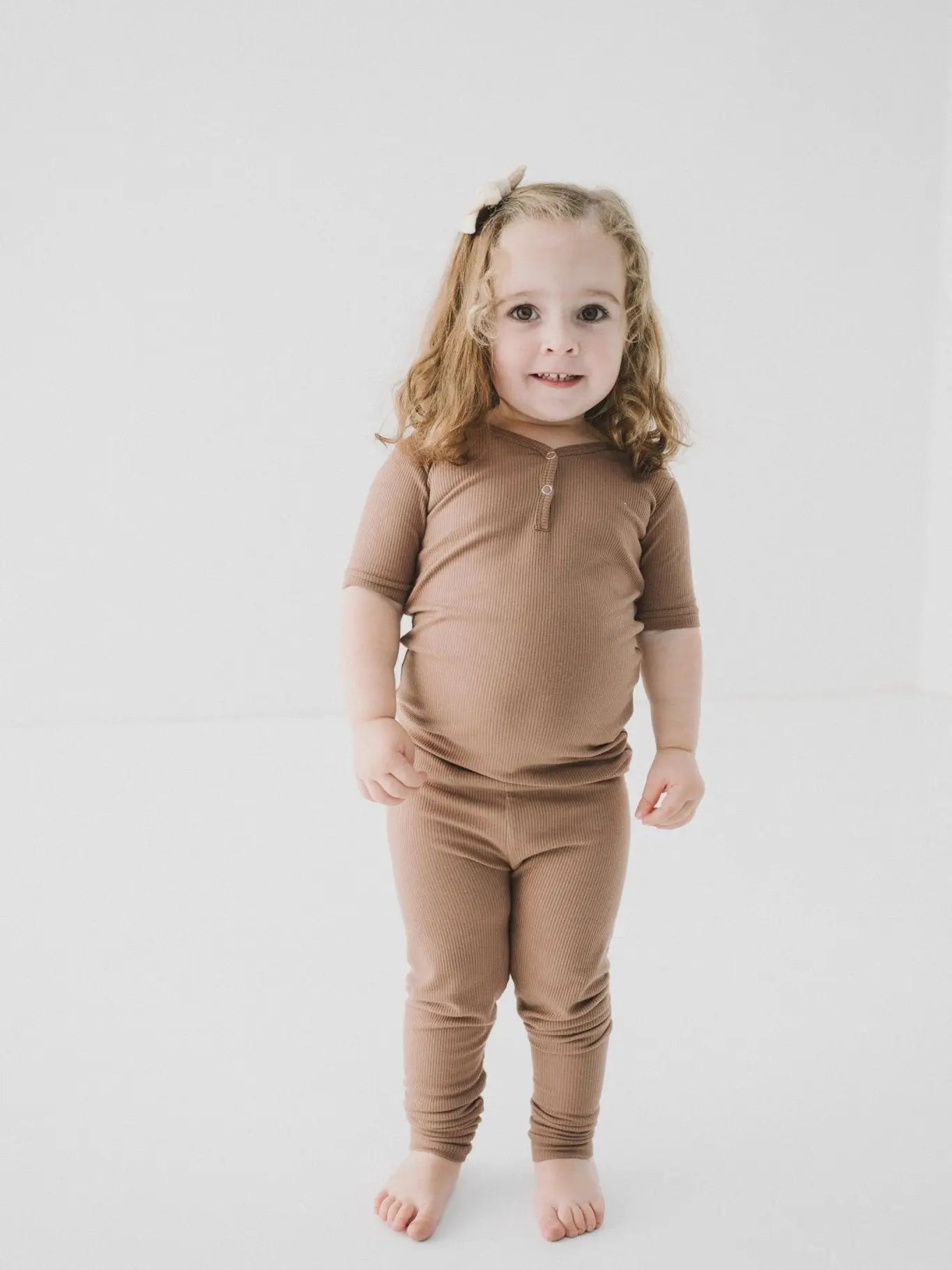 Arlo Ribbed Mocha 2pc Set