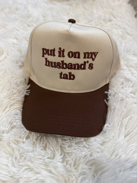 Put It On My Husband's Tab Cap