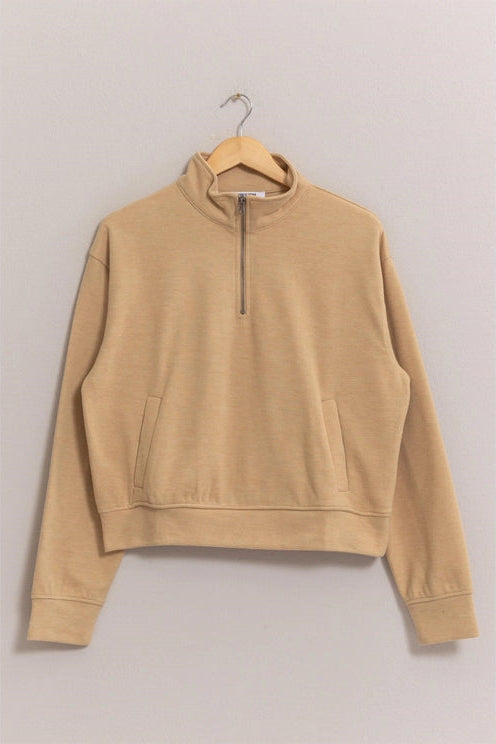 Della Half Zip Sweatshirt