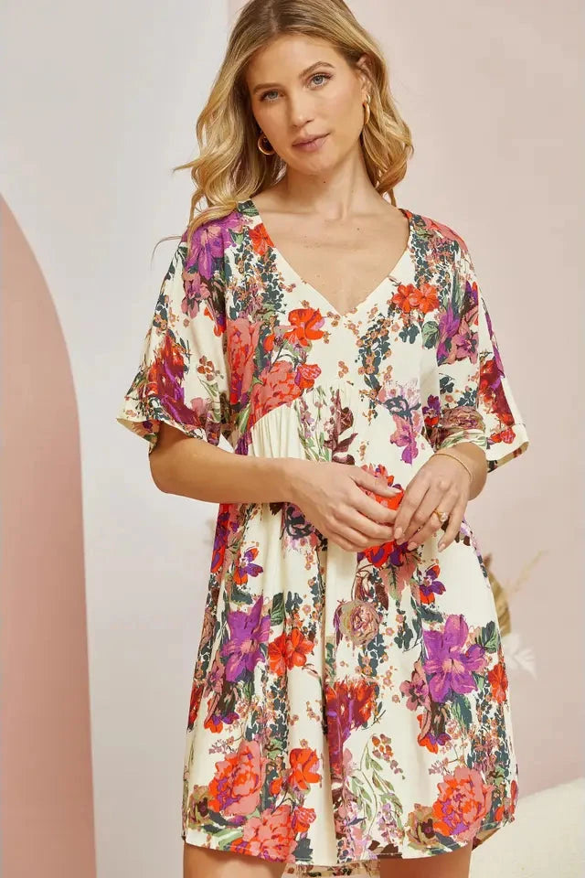 Bella Floral Mini Dress