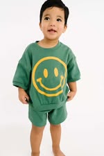 Pine Short Sleeve Smiley Set