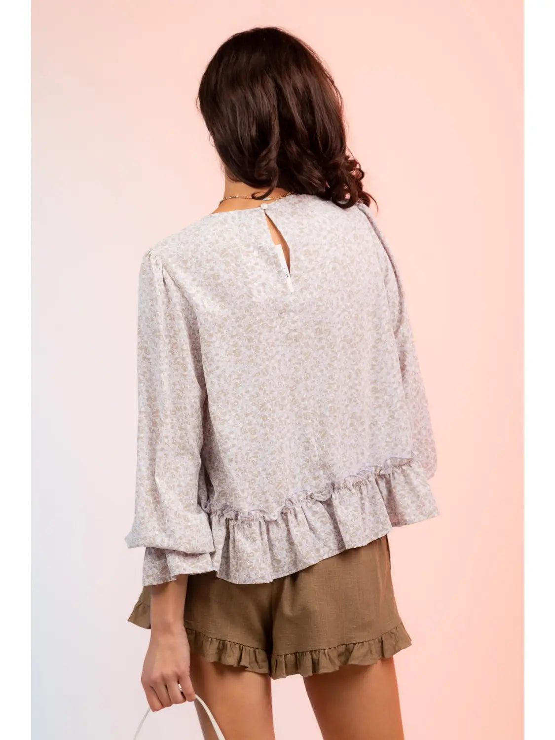 Fionna Floral Ruffle Blouse