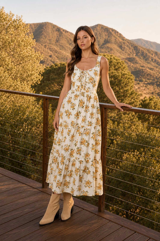 Frankie Sleeveless Midi Dress