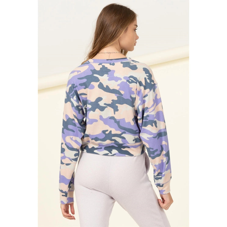 Huntly Camo Top