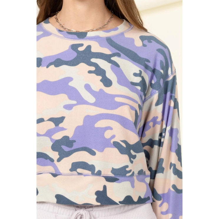 Huntly Camo Top
