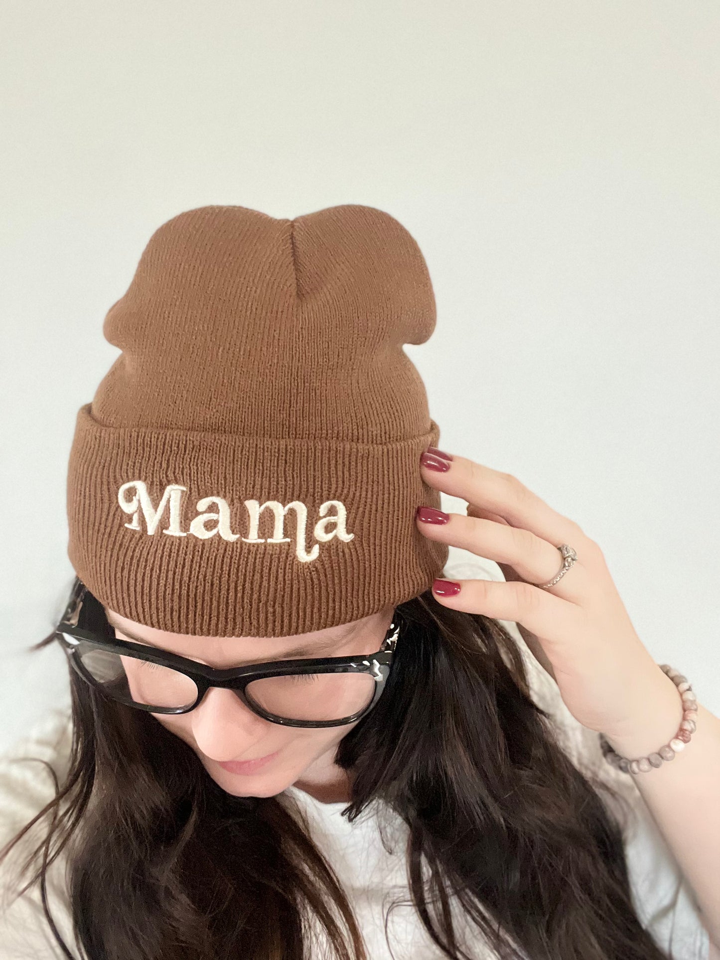 Mama Beanie - Brown