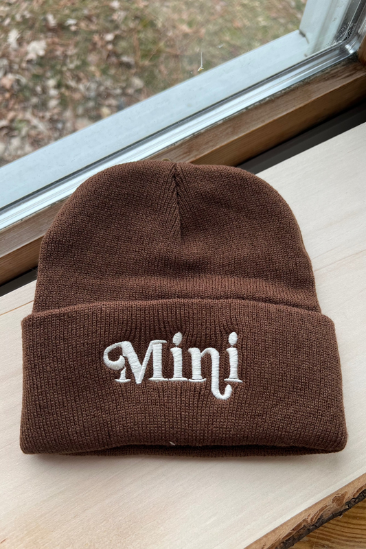 Mini Beanie - Brown