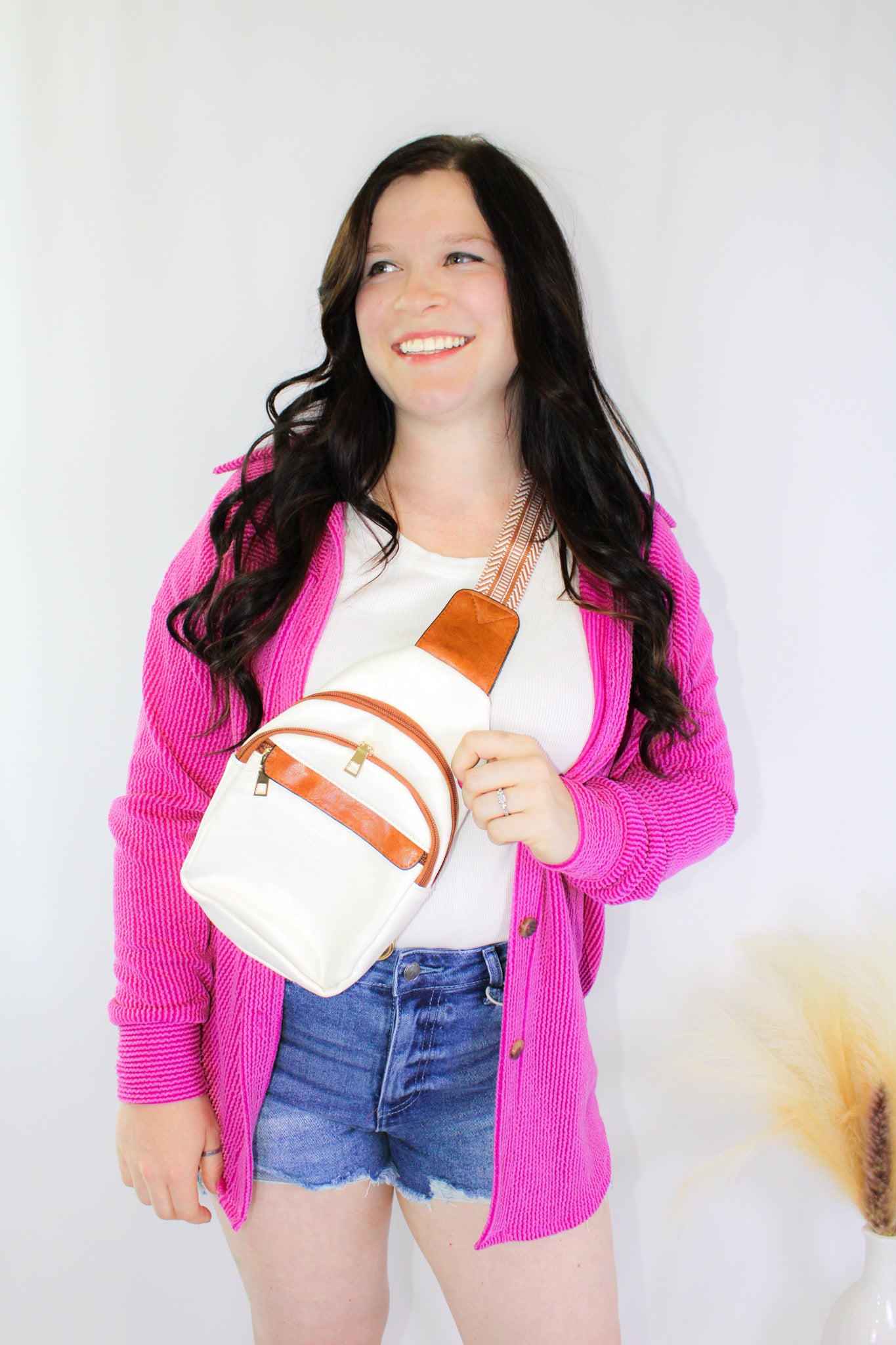Rosie Leather Sling Bag