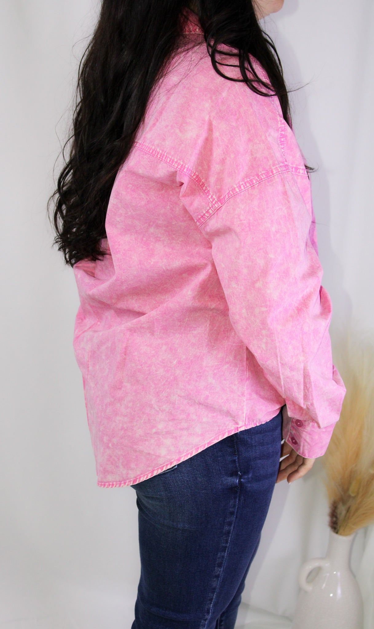 Washed Poplin Woven Shirt