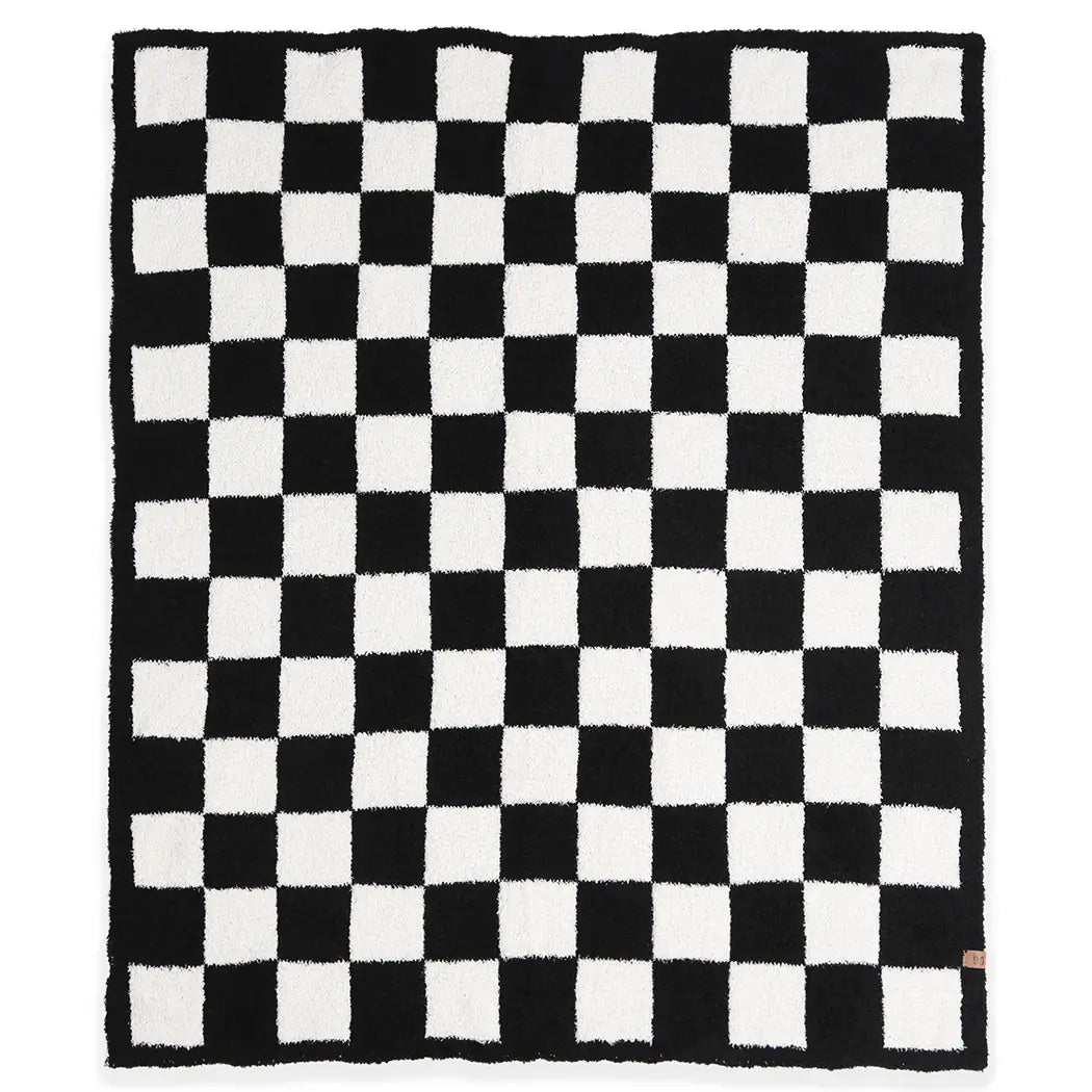 Lincoln Checkered Fuzzy Blanket