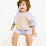 Lilac Short Sleeve Smiley Set