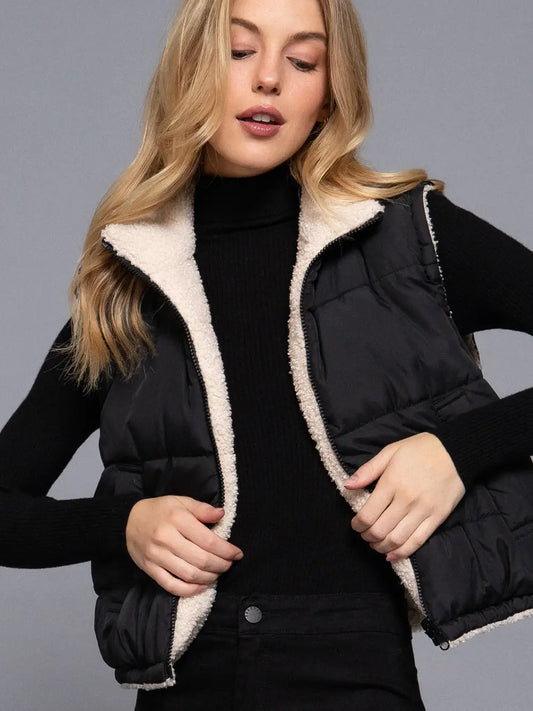 Molly Reversible Fur Vest