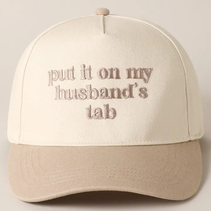 Put It On My Husband's Tab Cap