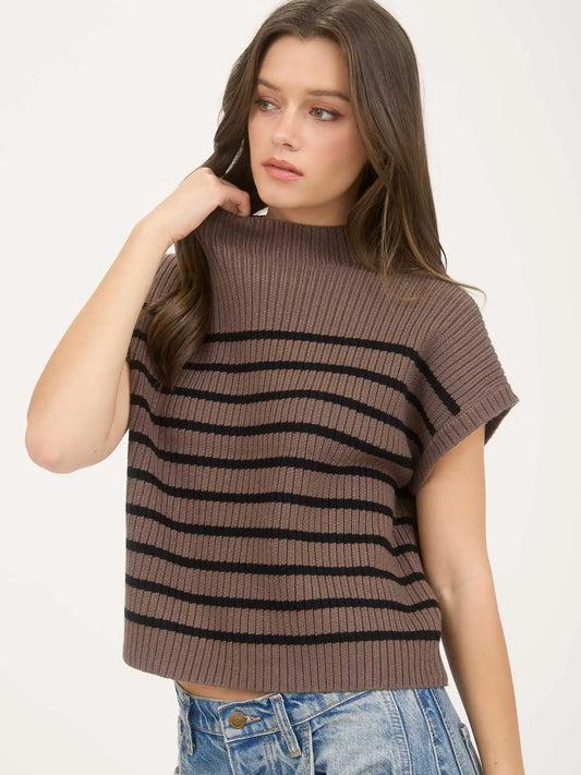 Sandi Mock Neck Sweater