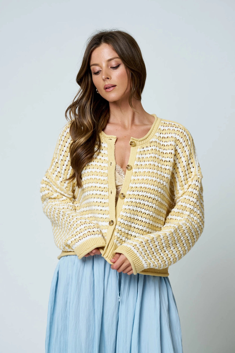 Sandy Crochet Cardigan