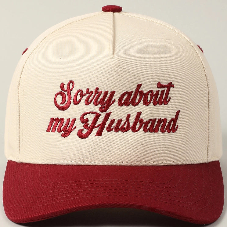Sorry About my Husband Trucker Hat