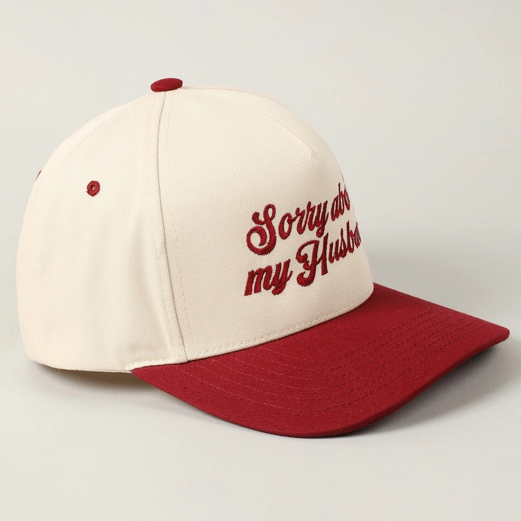 Sorry About my Husband Trucker Hat