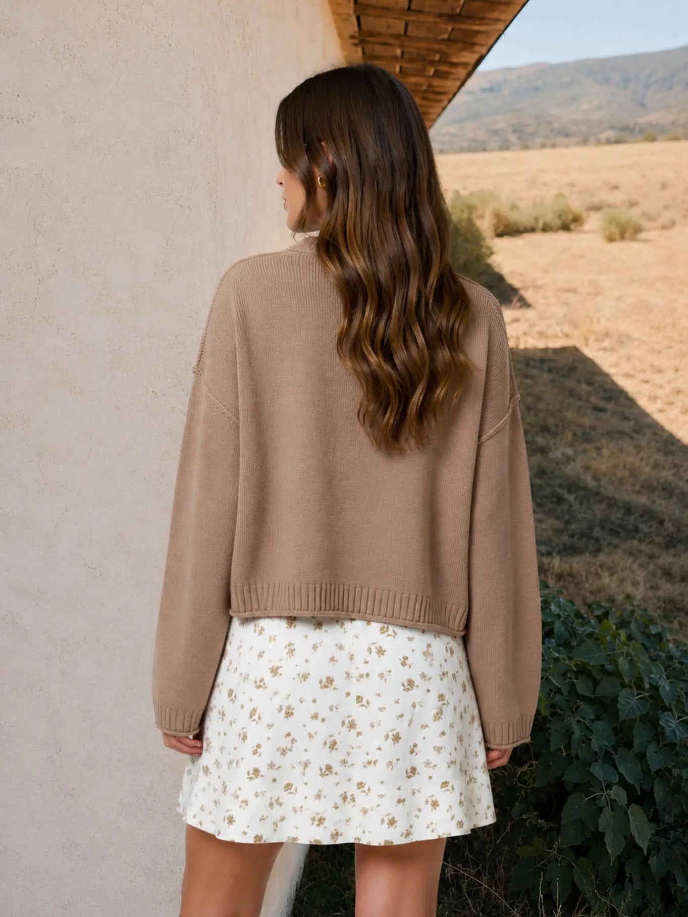 Victoria Exposed Seam Knit Cardigan